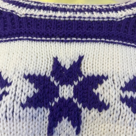 VINTAGE Ribbed Knit Chunky Icelandic Fisherman Sweater - XL - Picture 4 of 5